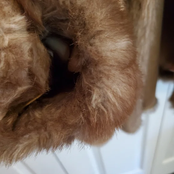 Brown FUR Coat S Med - Picture 6 of 16